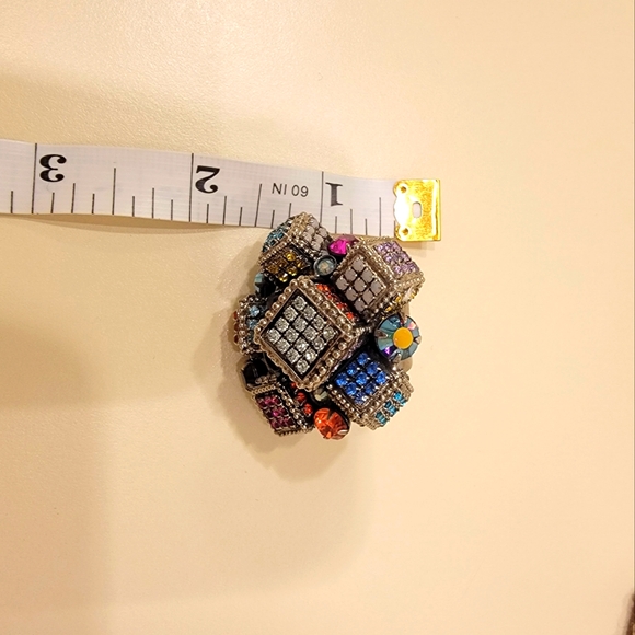 Sorrelli Cubic Couture Statement Cocktail Ring (VERY Rare) - Picture 8 of 10